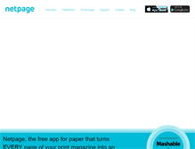 Tablet Screenshot of netpage.com