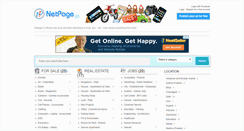 Desktop Screenshot of netpage.in